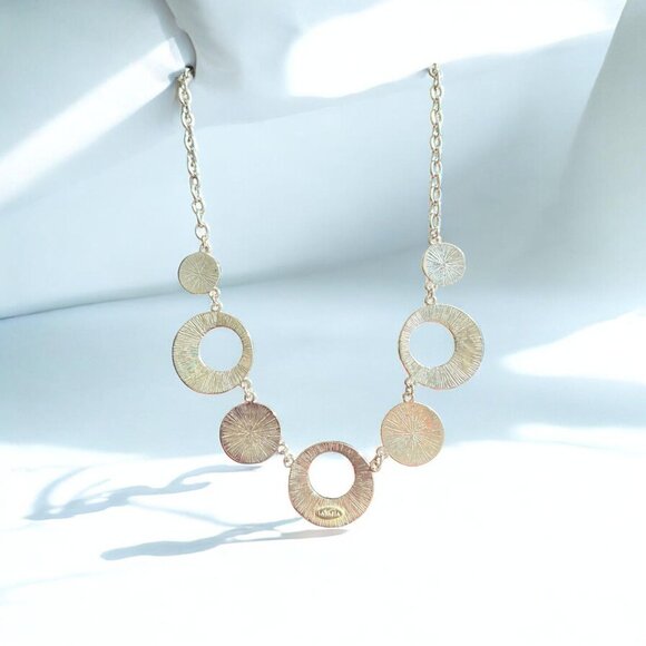 Latasia Geometric Fashion Statement Necklace #146 - Picture 2 of 2